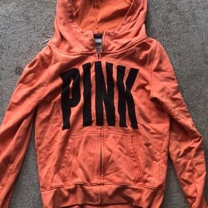 SOLD VS Pink orange hoodie size medium